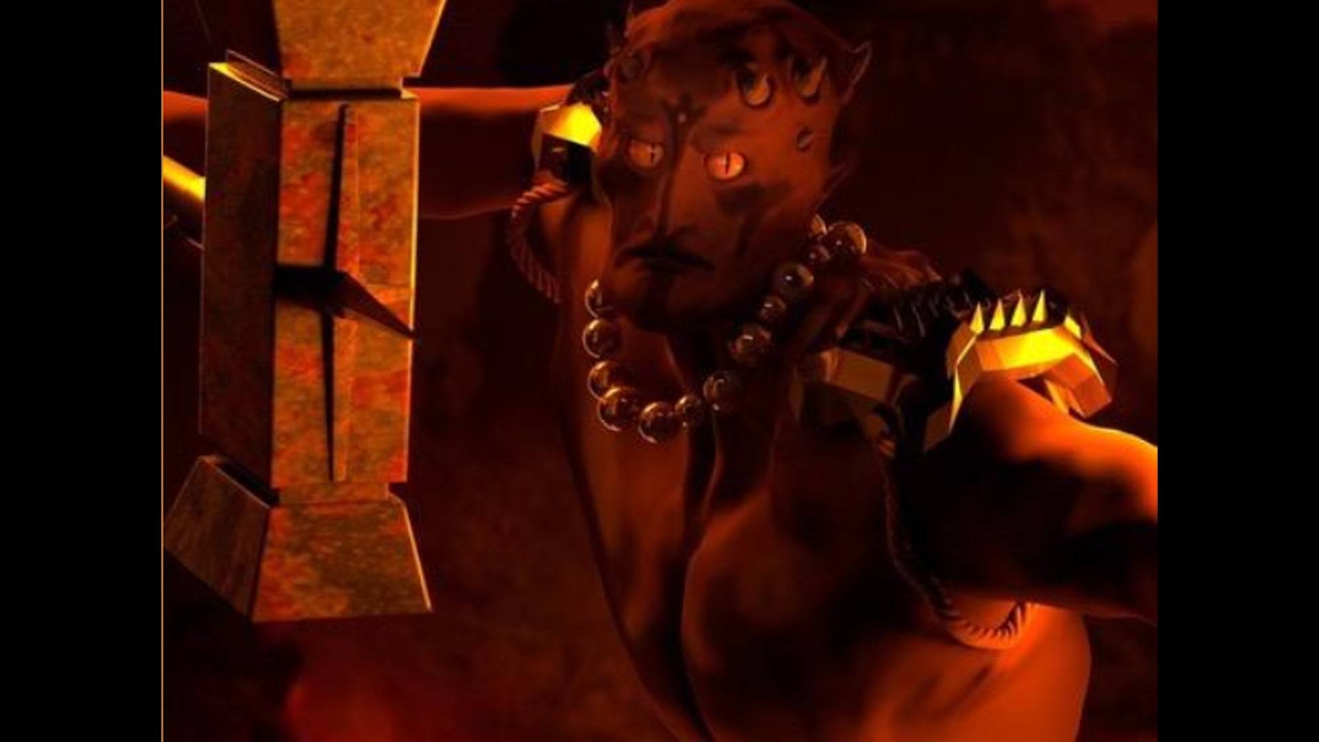 Monster Leader cinematic close-up